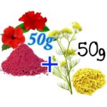 Punpple Hibiscus Powder - 50g + Asafoetida Powder - 50g