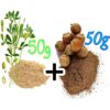 Punpple Fenugreek Powder - 50g + Aritha Powder - 50g
