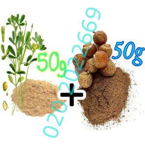 Punpple Fenugreek Powder - 50g + Aritha Powder - 50g