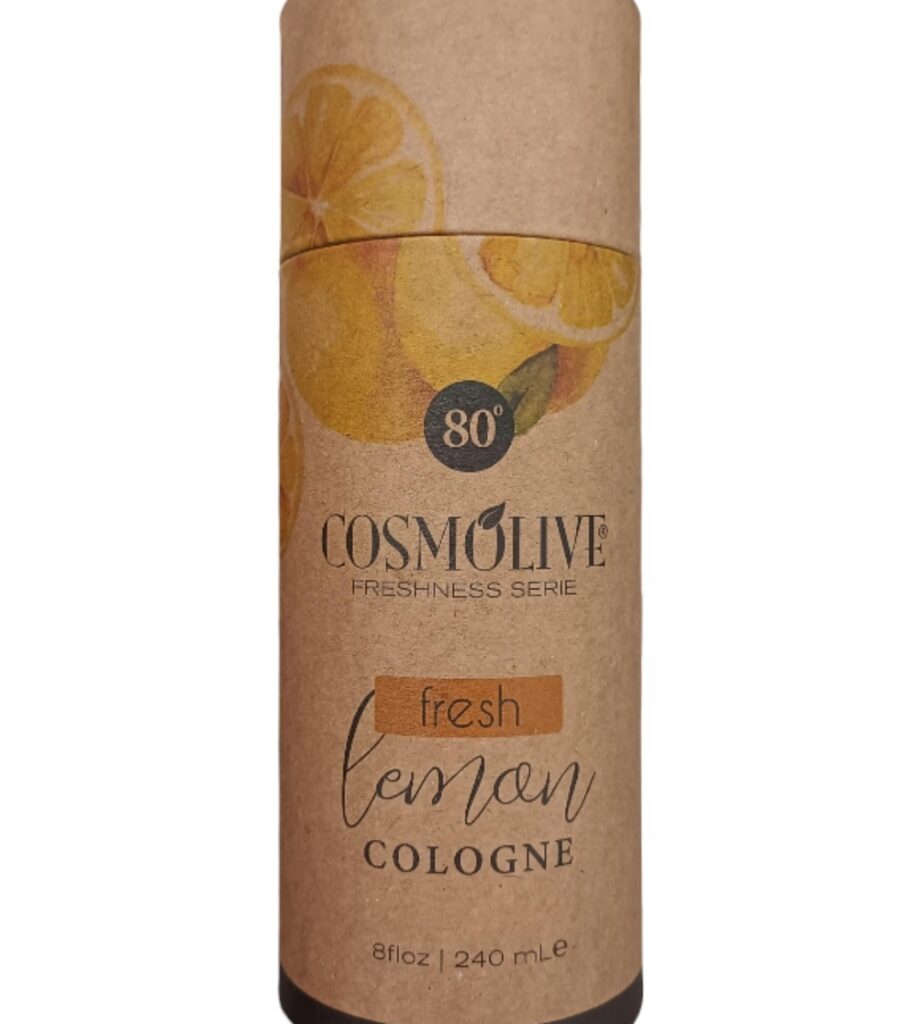 Cosmolive Fresh Lemon Cologne ALL DAY FRESHNESS MEN WOMEN Nature Fragrances