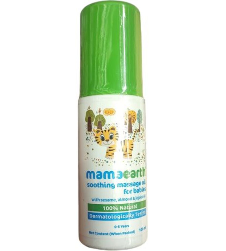 Mama Earth Baby Soothing Massage Oil With Sesame Almond & Jojoba Oil