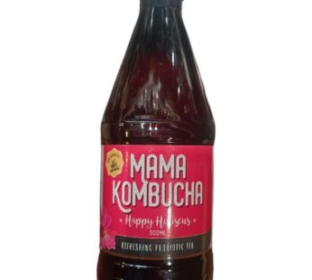 Refreshing Probiotic Kombucha Tea HAPPY HIBISCUS FLAVOUR 100% NATURAL NON-ALCOHOLIC