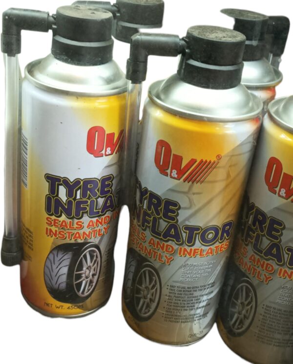 Tyre/Tire Inflator SEALS AND INFLATES INSTANTLY Easy to Use
