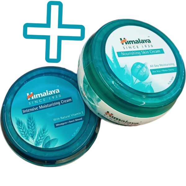 Himalaya Intensive Moisturizing + Nourishing Skin Creams VITAMIN E WHEATGERM + ALL DAY MOISTURIZING ALOE VERA WINTER CHERRY Smooth Soft & Supple Skin