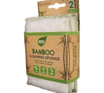 Eco Friendly Bamboo Cleaning Sponge Non-Scratch Scrubbing
