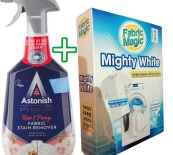 Astonish Fabric Stain Remover + Fabric Magic Mighty White