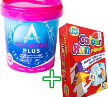 Astonish Oxy Active Plus + Colour Run Remover