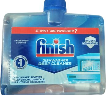 Finish   Dishwasher Deep Cleaner Before Rinse Aid For Fresh Scented Odor Free Dishwasher