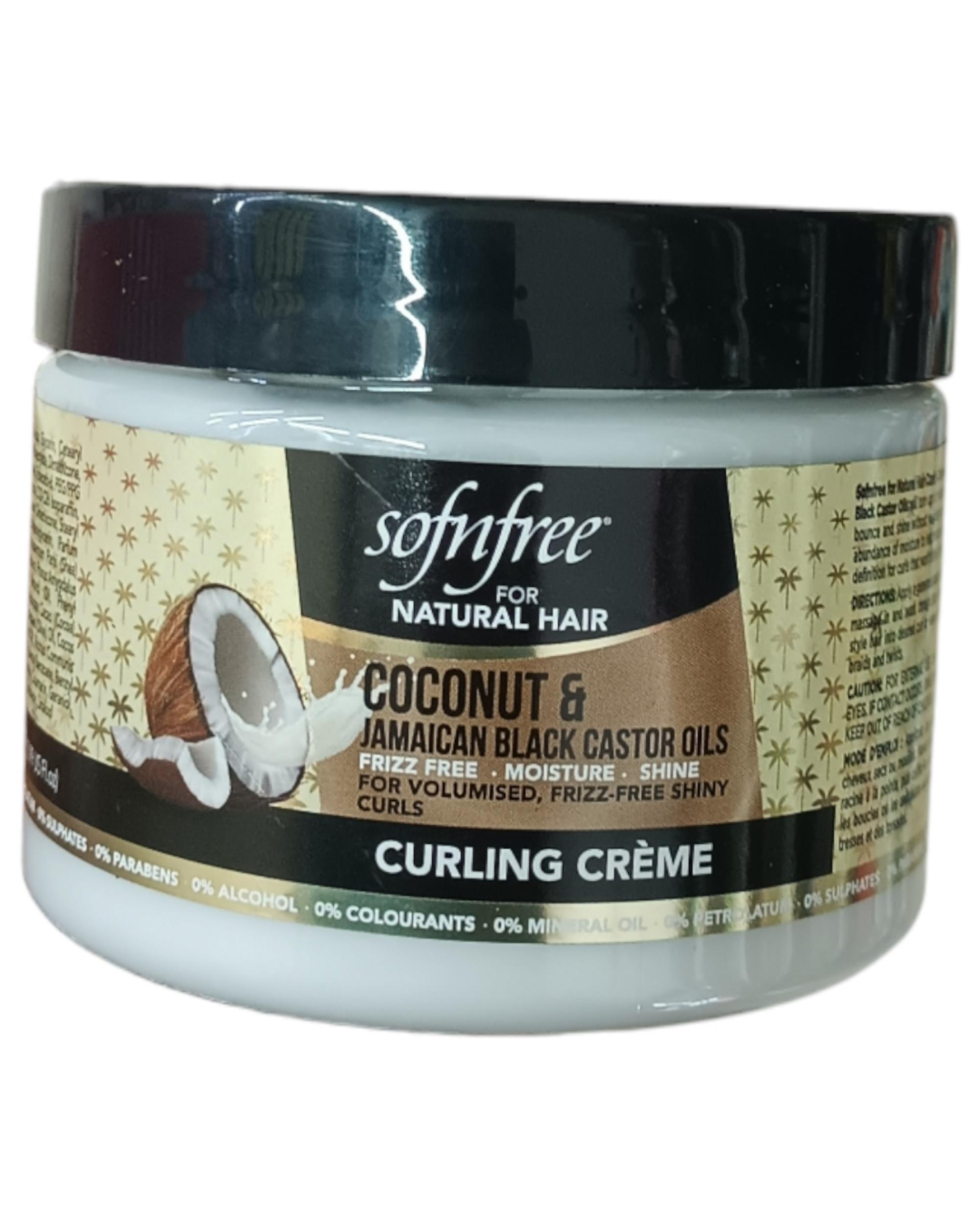 Sofn'Free Coconut &Amp; Jamaican Black Castor Oils Curling Cr?Me Frizz Free Moisture Shine For Natural Hair Sofn'Free Coconut &Amp; Jamaican Black Castor Oils Curling Cr?Me Frizz Free Moisture Shine For Natural Hair