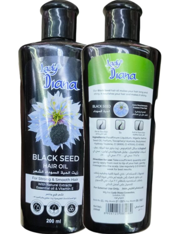 Lady Diana Black Seed Hair Oil For Strong & Smooth Hair