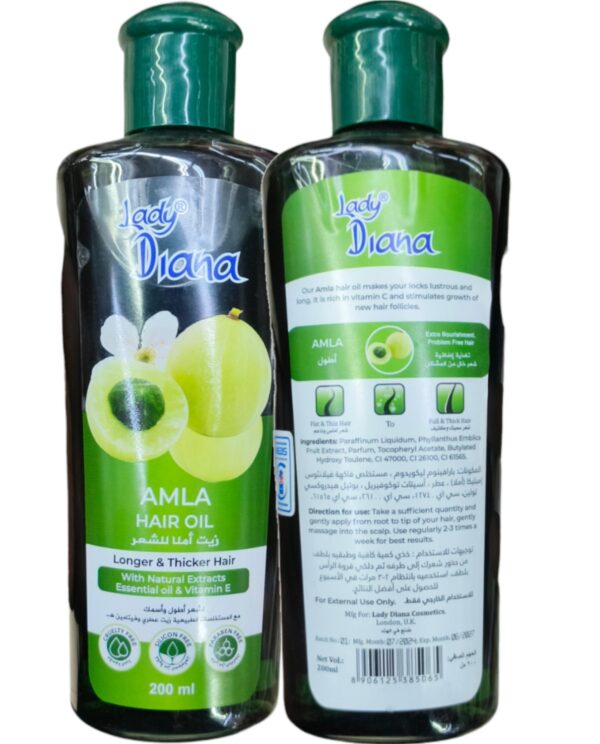 Lady Diana Amla Hair  Oil Longer & Thicker Hair
