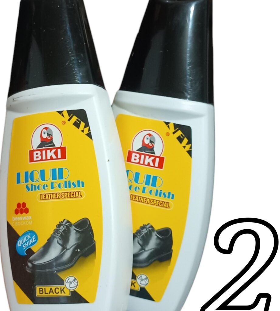 Biki Liquid Shoe Polish x2