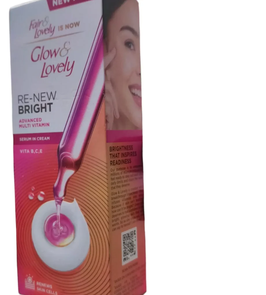 Home Glow & Lovely Re-New Bright Advanced Multivitamin Serum In Cream With Vitamin B C E